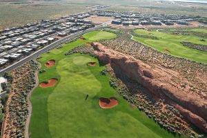 Sand Hollow 2nd Approach Aerial